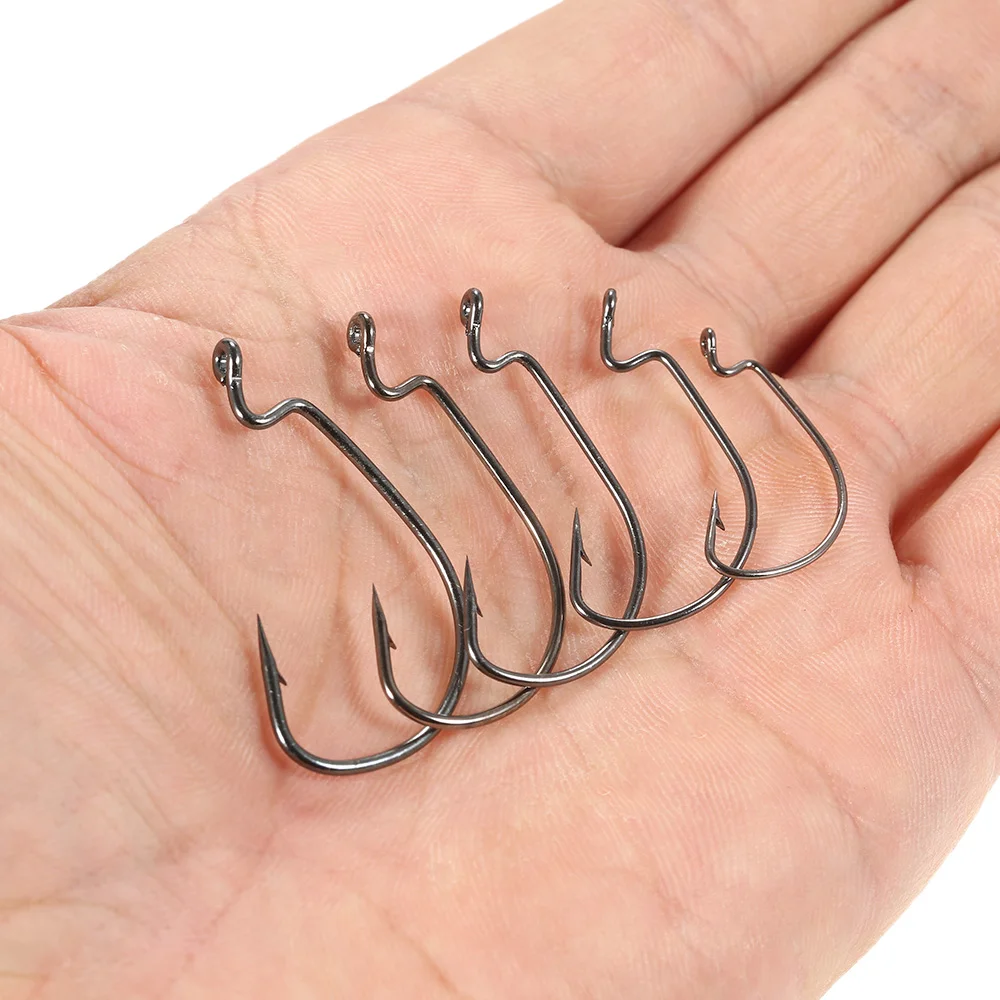 Buy 50pcs Assorted Fishing Hooks Set Box acutened
