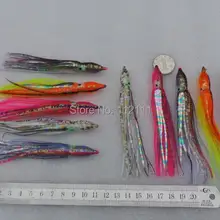 100 шт. рыболовная приманка, приманка осьминог, кальмары Джиги, большая игра приманка