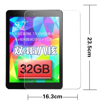

best quality Tempered Glass film for CUBE T9 9.7 inch Tablet PC Anti-shatter front Screen protector Protective films
