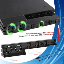 PS4 Pro консоль кулер USB Быстрый Вентилятор охлаждения контроль температуры для sony Playstation 4 Play Station 4 PS 4 PRO Аксессуары