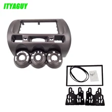 Autoradio Fascia per Honda Jazz 2002-2008 LHD RHD One 2 Din Radio DVD Stereo Pannello CD Montaggio Installazione Trim Kit Telaio lunetta