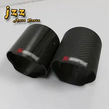 JZZ glass akrapov carbon fiber material 89mm/102mm/114mm for exhaust pipe