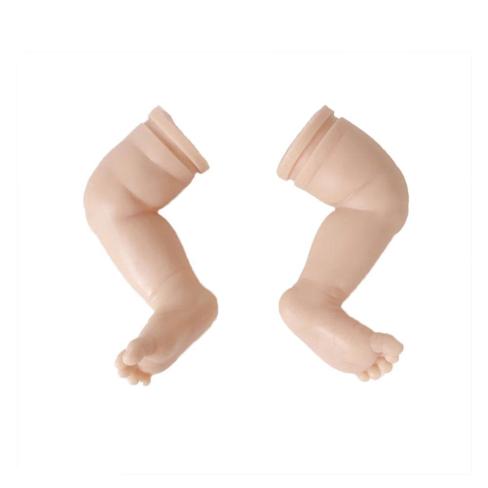 55cm Smile girl boy Doll Kit reborn Doll Kit for 22inch Doll Unpainted Doll Parts Realistic Reborn Baby Juguetes Kids DIY Toy