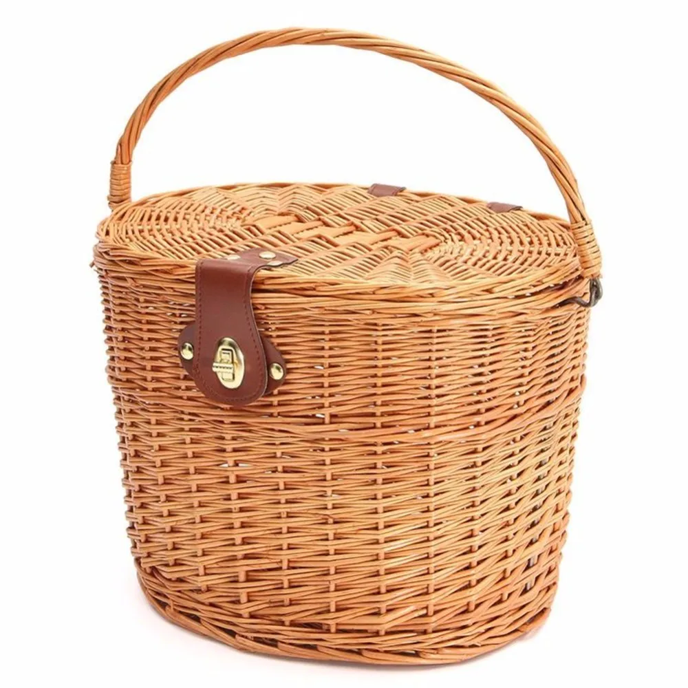 

33*25*24cm Basket Mountain Bike Electric Car Basket Vegetable Basket Environmental Friendly Front Storage Bags Dropshipping