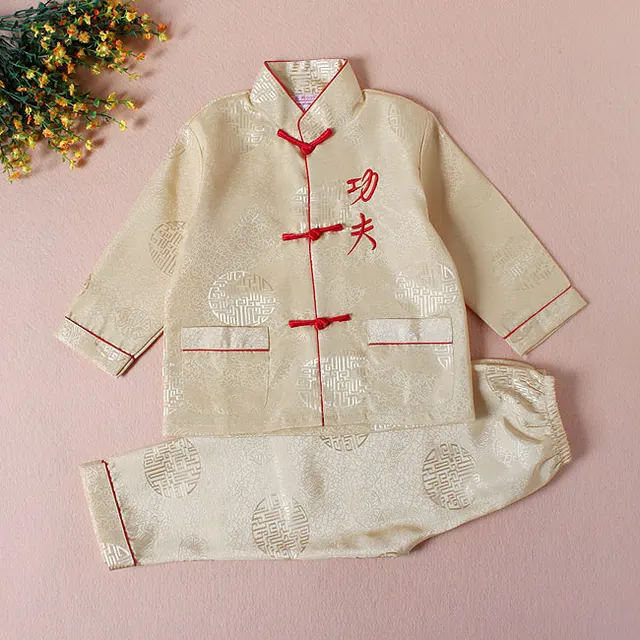Chinese Boy's Kung Fu Shirt Pants Suit SZ 2-16 Black Blue White Red Burgundy Chinese Boy's Kung Fu Shirt Pants Suit SZ 2-16 Black Blue White Red Burgundy