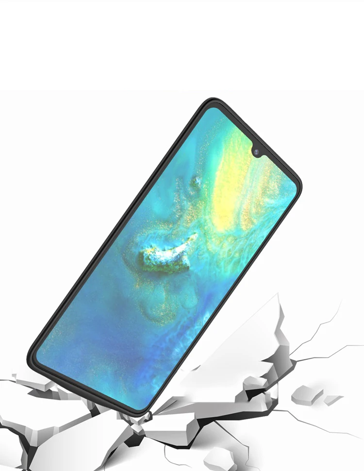 Ударопрочный чехол с зарядным устройством для Huawei Mate 20 Pro Тонкий силиконовый