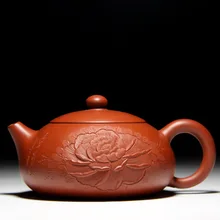 Пион плоский Xi shi чайник около 150cc емкость настоящий yixing Zisha чайник руды золото Zhu mud специальный