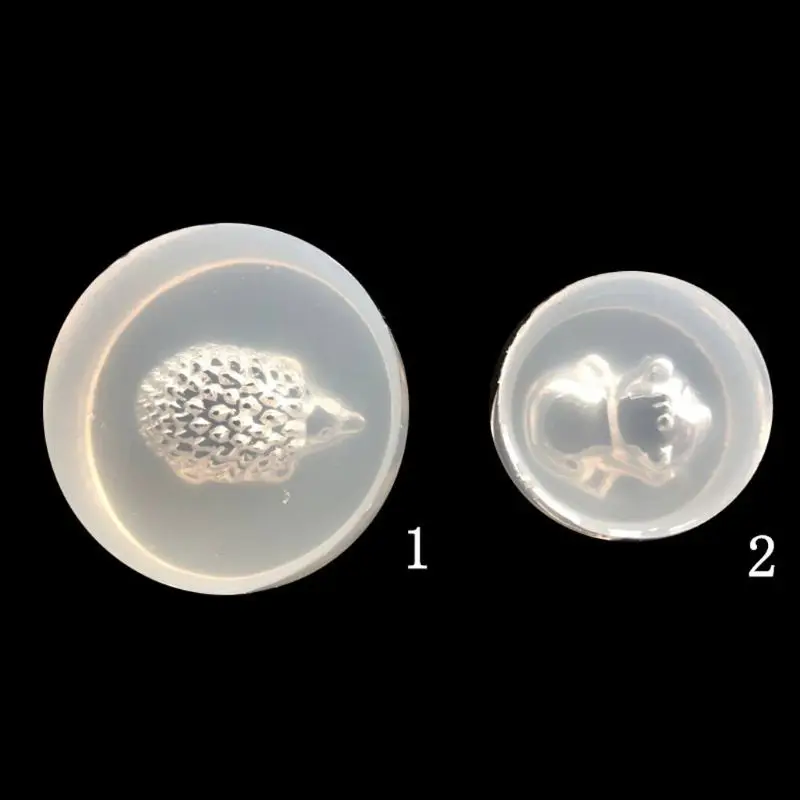 

Mini Hedgehog Dog Pendant DIY Silicone Molds Resin Casting Jewelry Making Tools