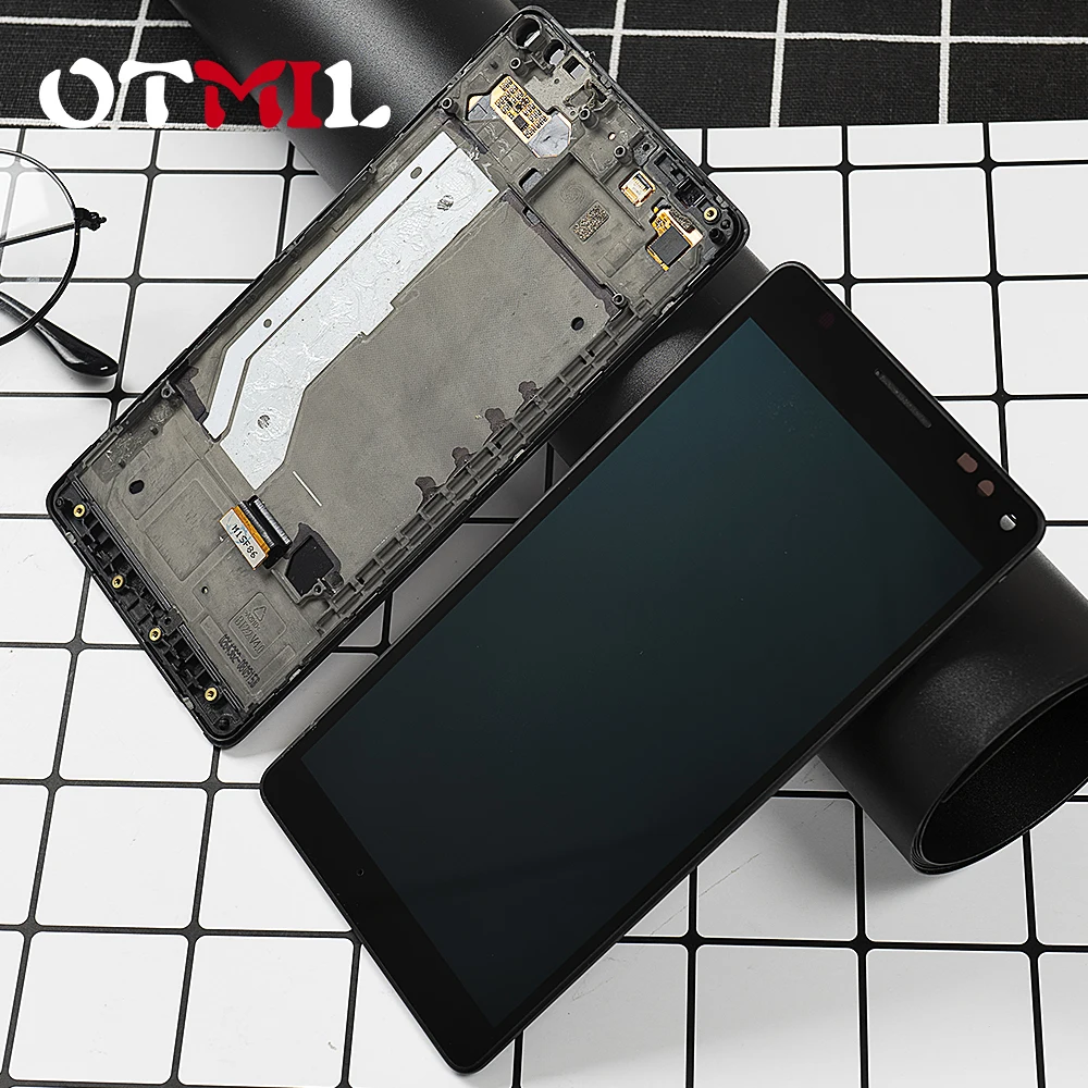 

OTMIL AMOLED 5.7" For Microsoft Nokia Lumia 950XL LCD Display Touch Screen Digitizer Assembly Frame For Lumia 950 XL RM-1116