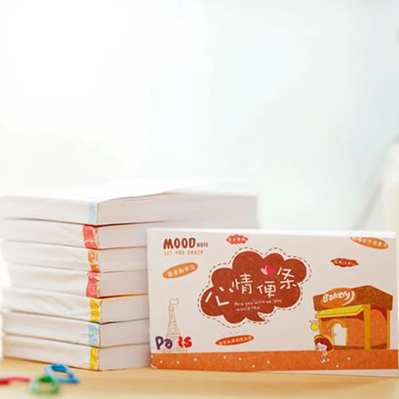 

Cute Simple Mood Note Can Tear Student Mini Memo Note Stationery Gift School Creative Office Supplies 50 Pages