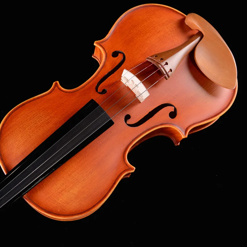 Новая высококачественная скрипка 4/4 Размер Скрипка ручной работы с бесплатным бантом Бесплатный чехол ручной работы правый тон FLV2110 твердый ель