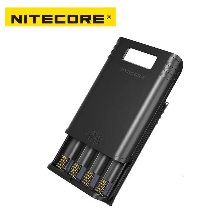 NITECORE F4 четырехслотовый гибкий внешний аккумулятор зарядное устройство относится к литий-ионному/IMR: 18650