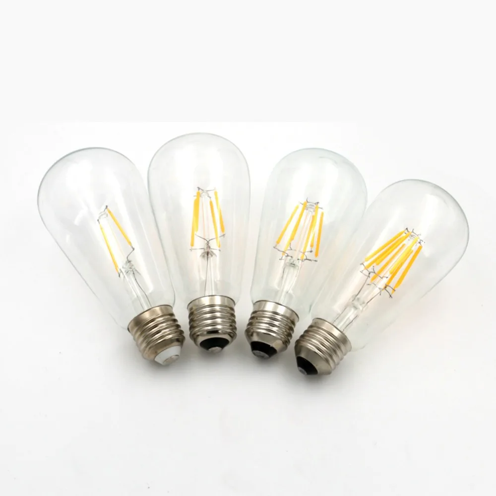 

lightinbox E27 Vintage Filament Energy Saving Lamp 2W 4W 6W 8W 220V ST64 LED Edison Bulb Retro Bombillas