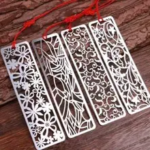 4 шт. креативные Цветочные Полые закладки винтажные металлические закладки с китайским узлом Многофункциональные Канцелярские Школьные принадлежности подарок