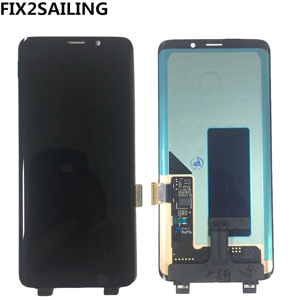 

Lcds S9 For Samsung Galaxy S9 G960 G9600 G960f LCD Display Super AMOLED Touch Screen Frame Assembly Replacement Repair Parts