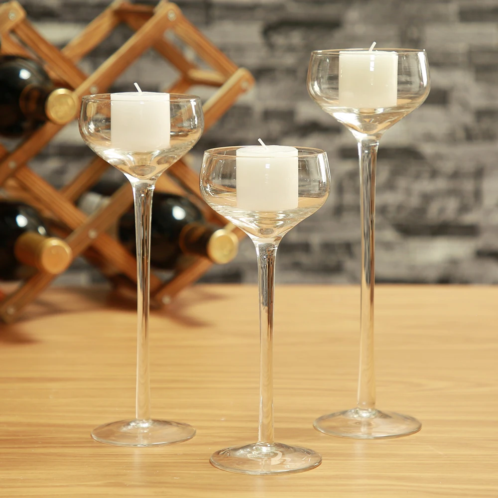 Crystal candle holder glass decorative wedding candles Candleholder