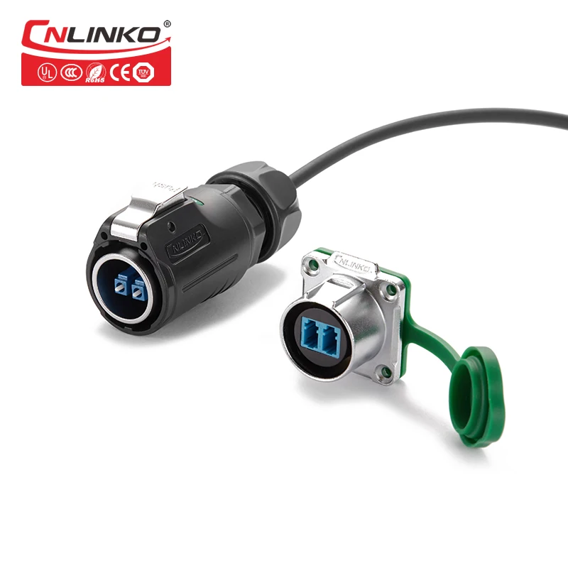 

Zinc Alloy Material Fiber Optical Male Female Connector IP65/IP67 Waterproof Wiring Connector for Optical-equipment