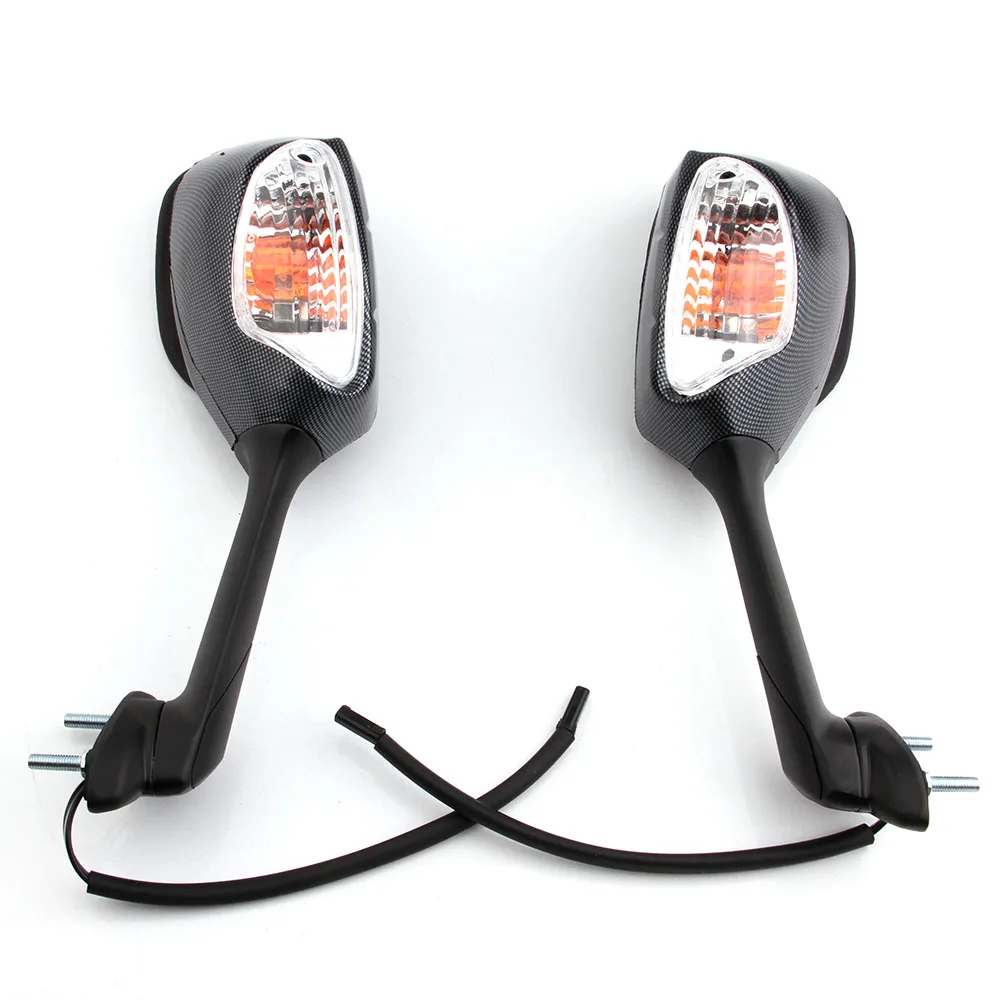 

Motorcycle LED Turn Signals Rearview Side Rear View Mirror Accessories For Suzuki GSXR1000 GSXR600 GSXR750 2005-2011