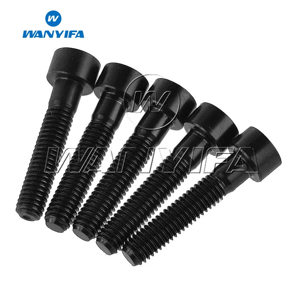 

Wanyifa Titanium M6 X 35mm Allen Key Taper Head Bolt Screw for Bicycle Motorcycle 5pcs