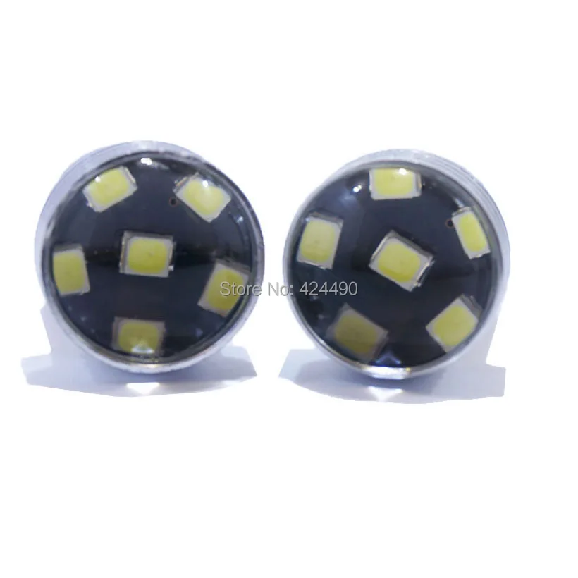 AORUNYEBAO 2 шт. S25 1156 BA15S P21W 2835 6 Smd автомобиля Угловые лампы супер белый светодиод 6SMD лампы для передних автомобильных автомобиль стоп-сигналы 12 V