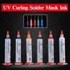 6 Colours 10CC UV Curable Solder Mask Oil Welding Fluxes For PCB BGA Circuit Board Protect Soldering Paste Flux Cream ► Photo 1/5