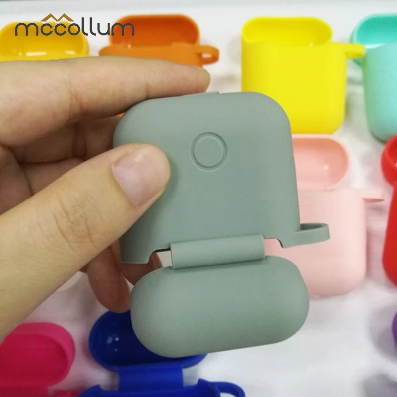 

Shockproof For AirPods Case Earphone Case TPU Silicone Bluetooth Wireless Headphone Protector Cover for Apple Airpods Case Cover