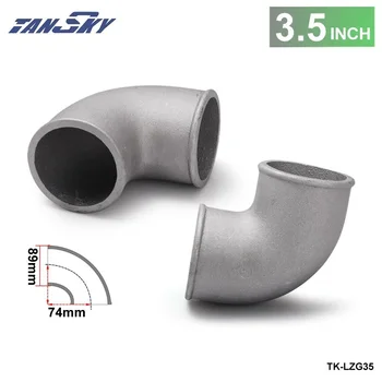 

89mm 3.5" Cast Aluminium Elbow Pipe 90 Degree Intercooler Turbo Tight Bend For Mustang GT V8 / 05-10 GT500 TK-LZG35