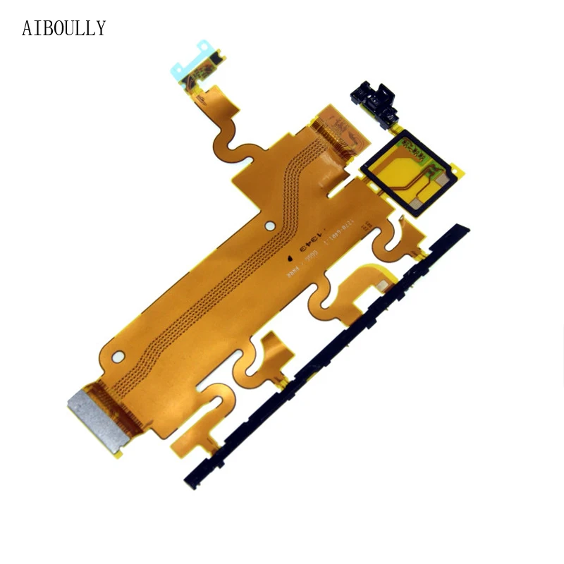 AIBOULLY для Sony Xperia Z1 L39h C6902 C6903 сменная кнопка включения/выключения громкости гибкий