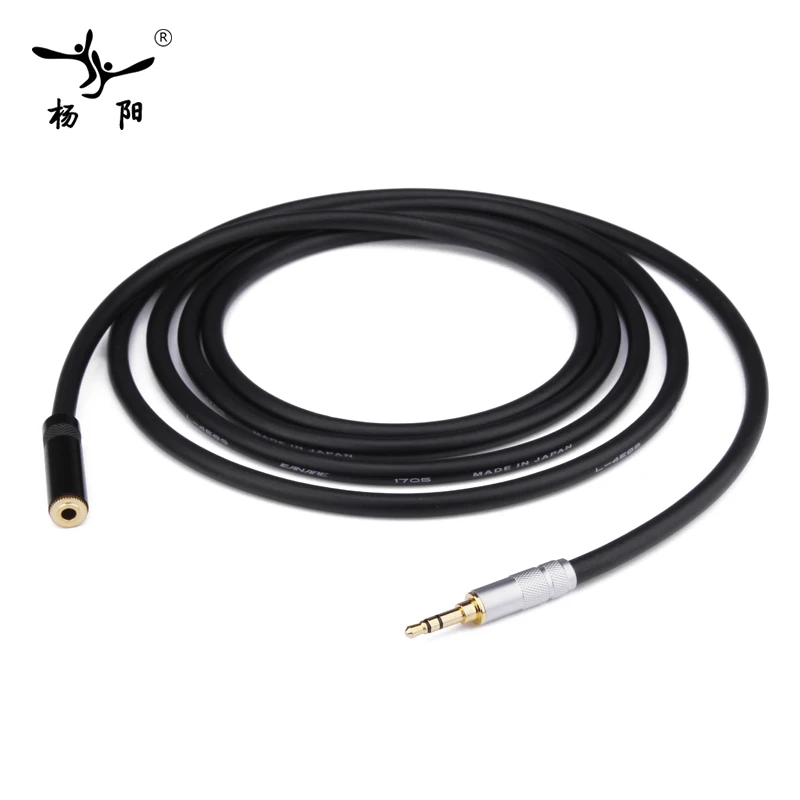 YYAUDIO Aux кабель 3 5 мм штекер гнездо Hi Fi стерео аудио удлинитель для наушников|3.5mm male