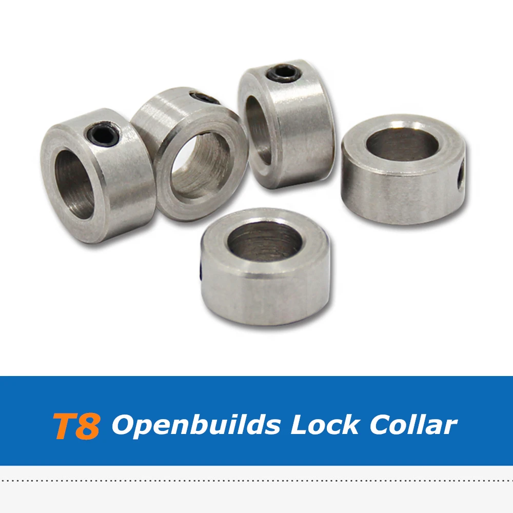 10pcs/lot Openbuilds Lock Collar T8 Lead Screw Lock Screw Lock Ring