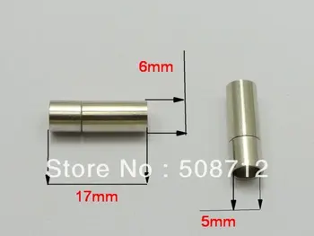 

Free shipping!!!!! 100pcs/lot Stainless Steel Bayonet Clasps For 5mm Leather Cord