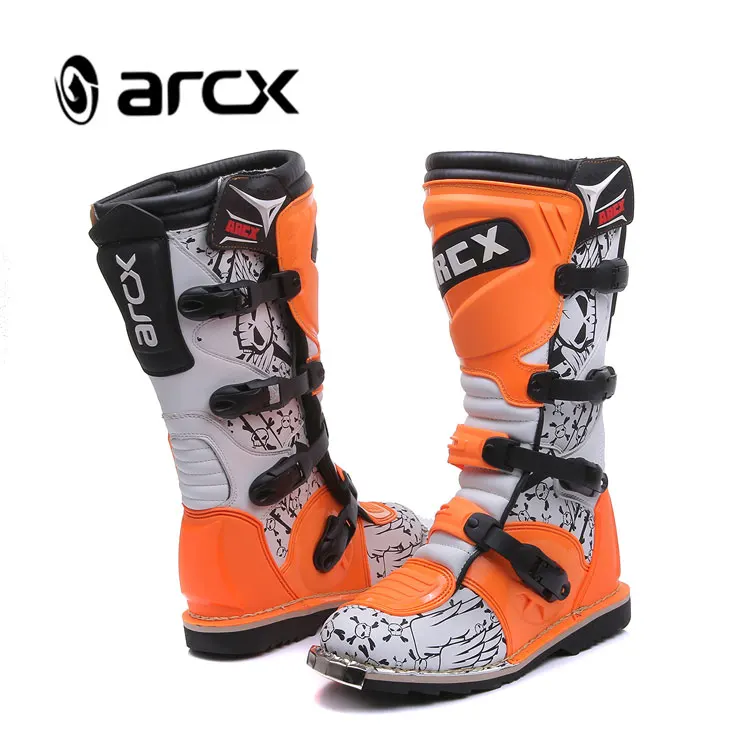 US $338.00 ARCX Motorcycle Riding Boots Outdoor Protective Breathable Moto Boots Motocross Boots Racing Shoes Motocross Offroad Boots