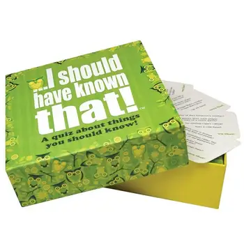 

I Should Have Known Full English Game Card Party Card Puzzle Toys For Children Game And Puzzles