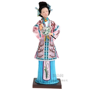 

Special Christmas Ornaments for home decoration 9" handmade crafts gifts Traddtional Chinese Ancient Princess Mansions Figurines