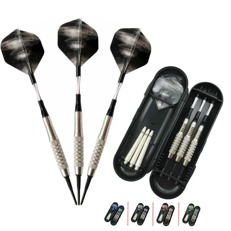 

3pcs /set 16g Iron Barrel Soft Tip Darts Professional Darts Indoor Needle for Sporting Game E