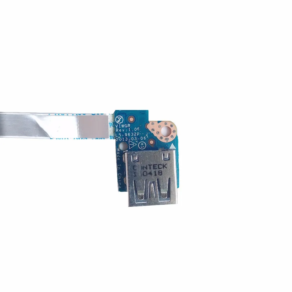 Оригинальная 100% рабочая USB плата с кабелем для Lenovo G510 G505 G500|Компьютерные кабели и