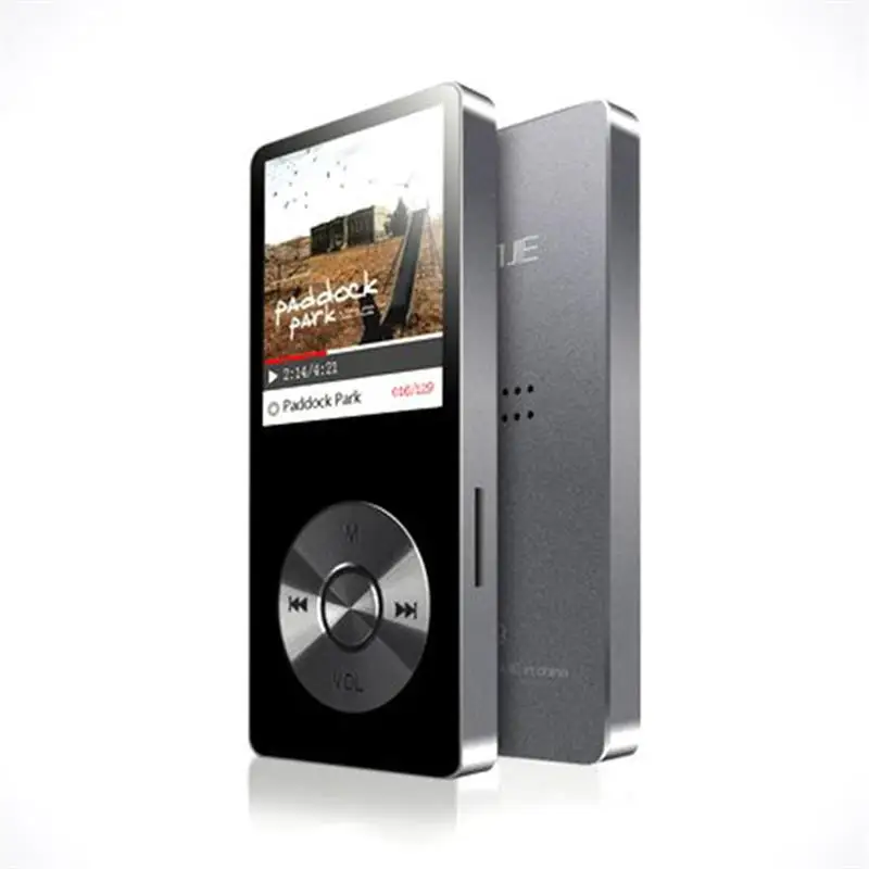 Mp3 плеер с динамиком металлический портативный цифровой аудиоплеер без потерь FM