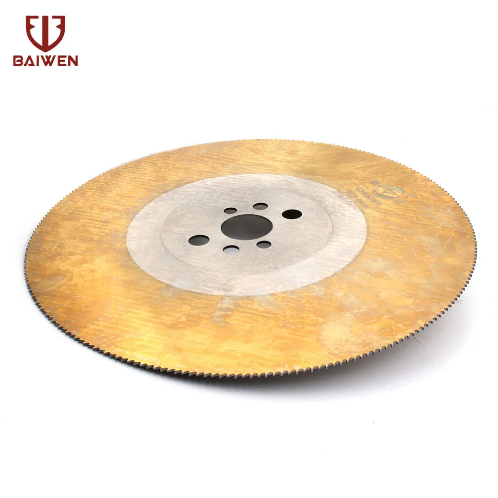 HSS циркулярная пила режущий диск для металла, меди, железа, трубы из нержавеющей стали 275*1,2*32 мм M2 желтый 1 шт