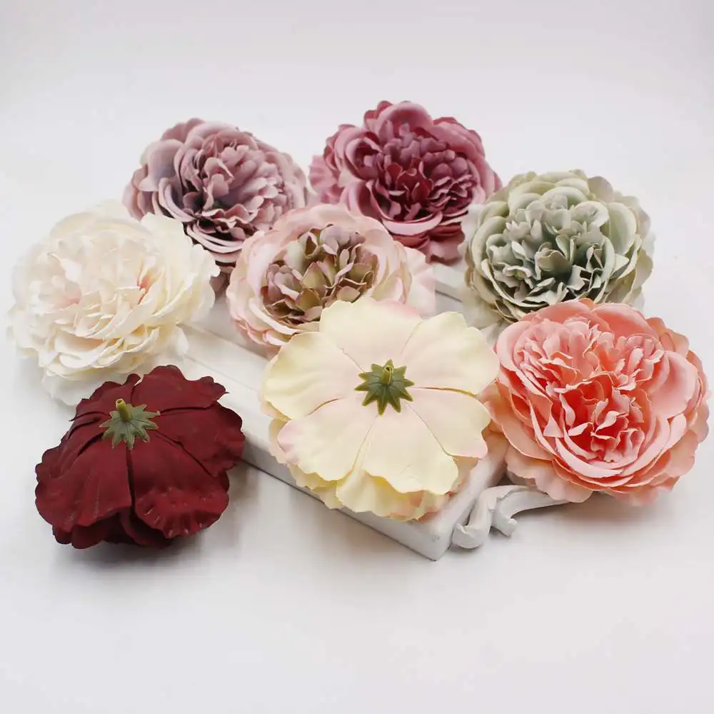 Buy New wholesale 10 / artificial retro peony flower