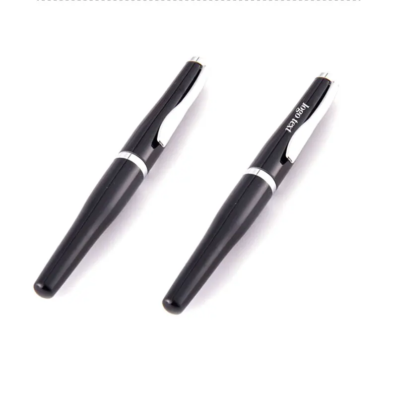 LZN Высококачественная большая брендовая металлическая ручка для старшего офиса, средняя гелевая ручка с черным золотой и серебряный цвета
