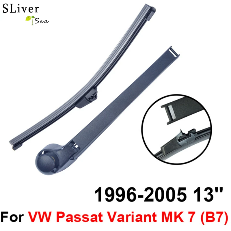

Rear Wiper Blade and Arm For VW Passat Variant MK 7 (B7) 1996-2005 13'' 5 door estate High Quality Iso9000 Natural Rubber