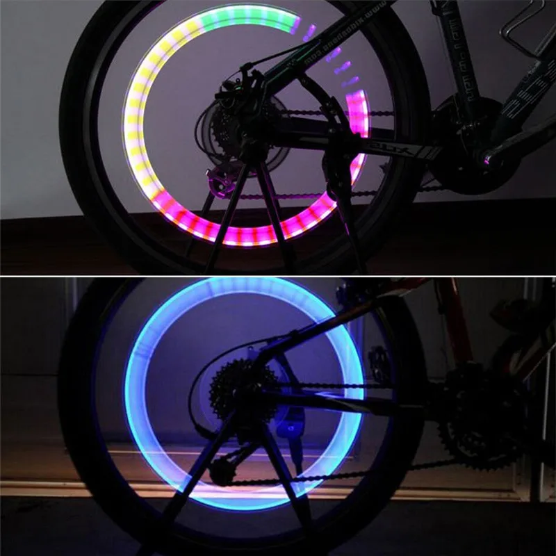 

Car Accessories LED Hub Light Valve Light Colorful Light Bicycle Motorcycle Tire Valve Bonnet Flash LED Tire Light Waterproof