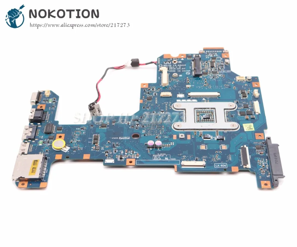 Материнская плата NOKOTION для ноутбука Toshiba Satellite L670 HM55 UMA K000103760|Материнские платы| |