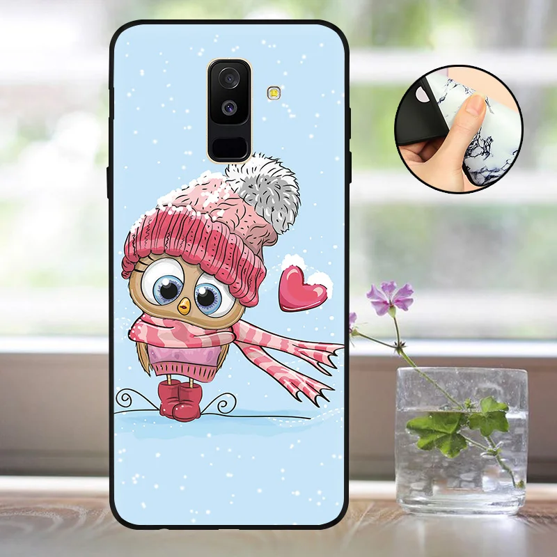 Мягкий чехол A600 A605F для Funda Samsung A6 2018 силиконовый матовый накладка Capas Galaxy Plus
