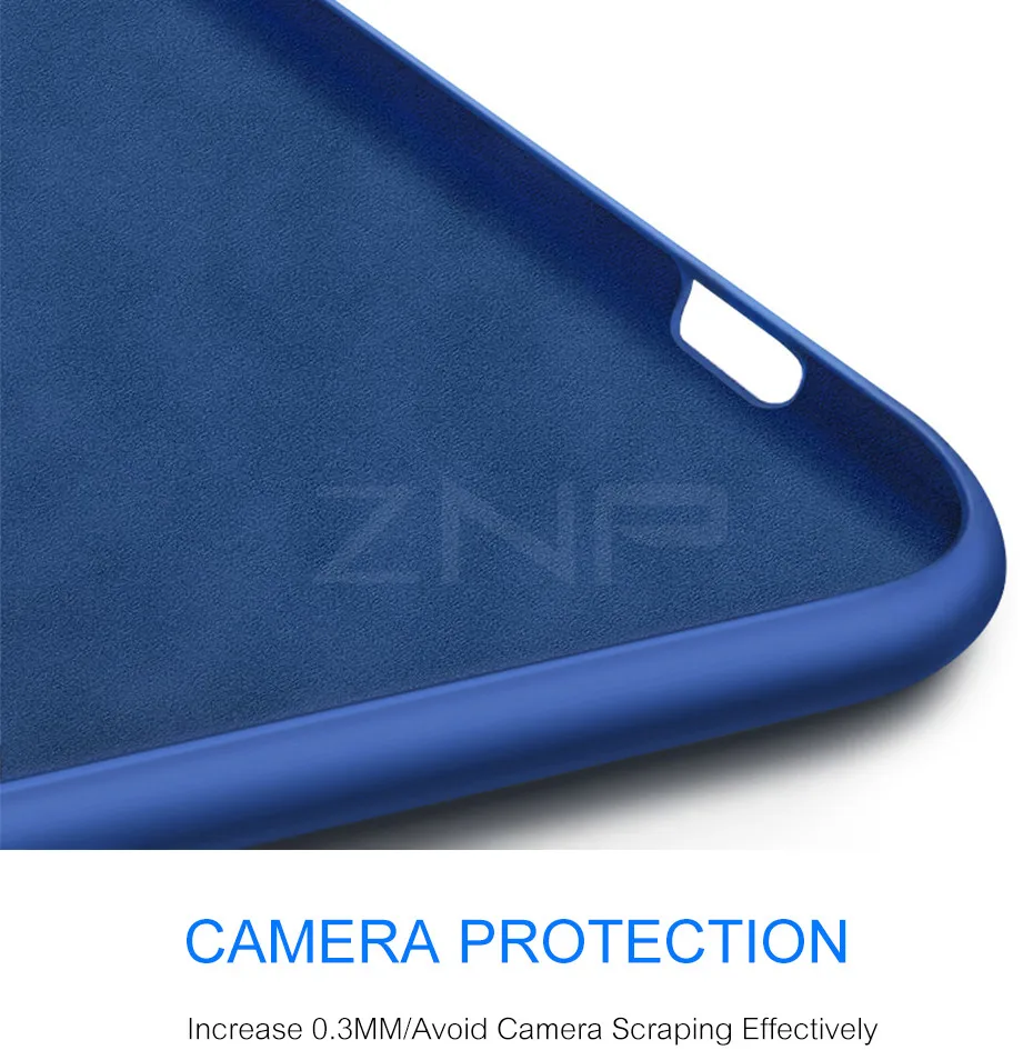 ZNP мягкий силиконовый чехол для телефона для iPhone 6 6s 7 8 Plus X XS чехол для Max XR чехол для Apple iPhone X XS Max XR оболочка Капа