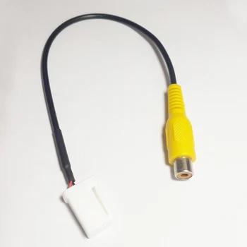 

2Pcs Car Reversing Wire Parking Rear Camera Video Reverse Convert Cable For Mazda 6 Atenza CX-5