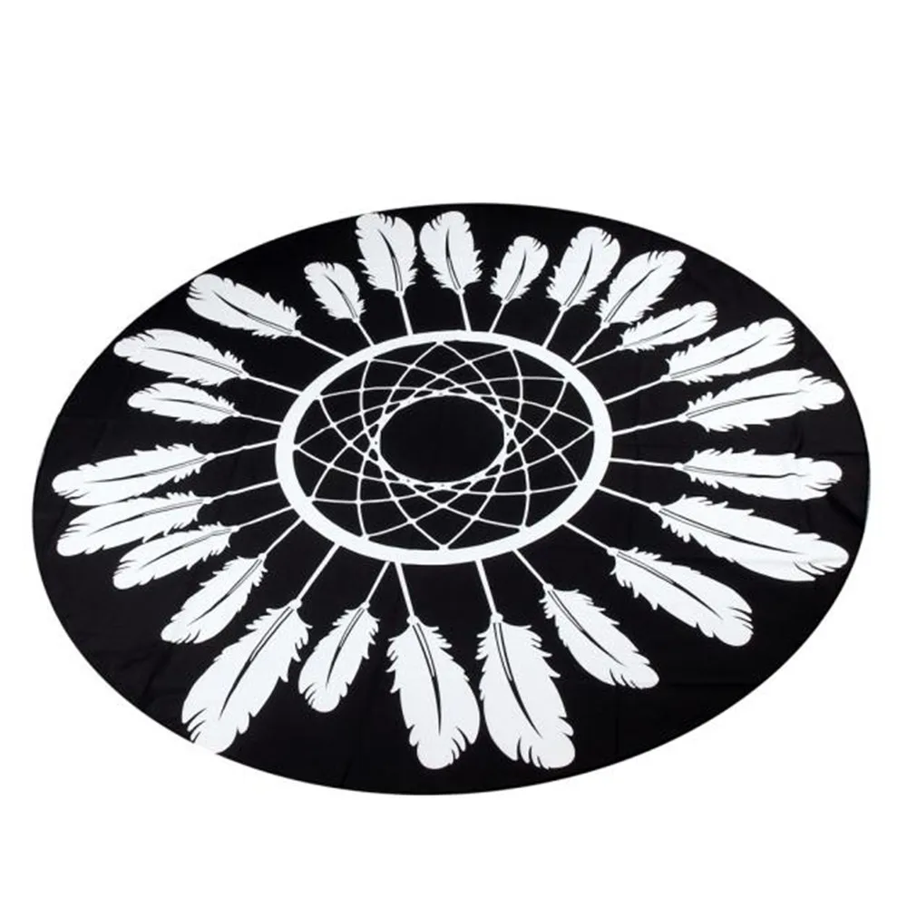 

Hot Selling Summer Dress Swimwear Bathing Round Beach Pool Home Shower Towel Blanket Table Cloth Yoga Mat