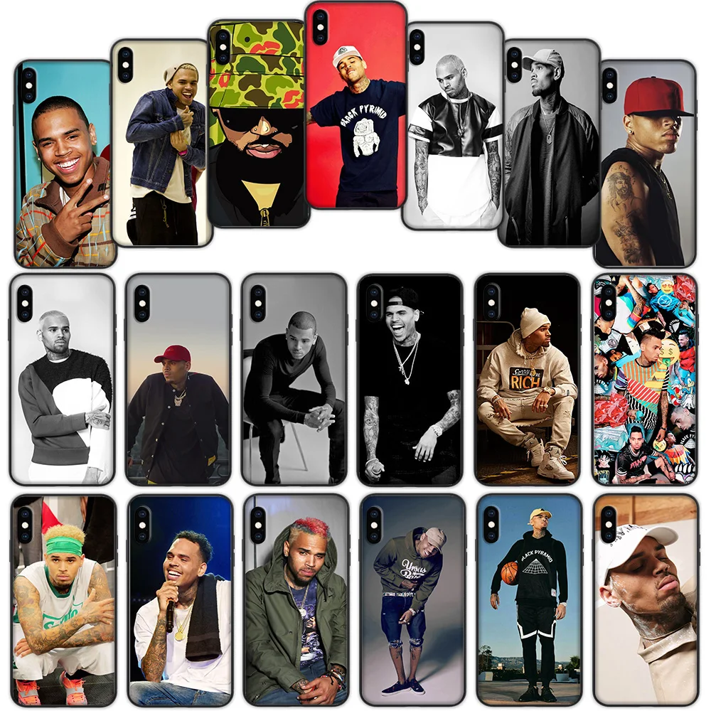 

Chris Brown Breezy Soft Cover Case for iPhone XS 11 Pro Max XR X 7 8 6 6S Plus