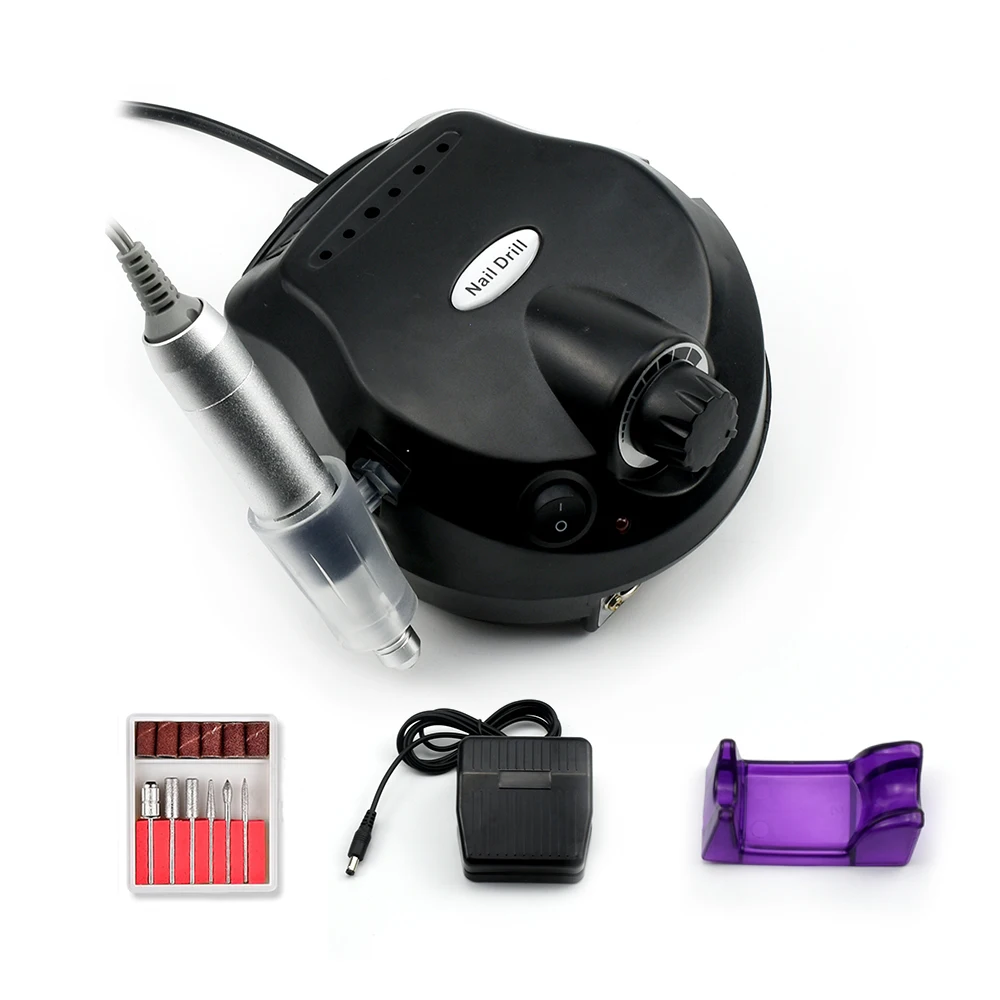 

35000RPM Electric Nail Drill Fingernail Drill Equipment for Nail Pedicure Machine Manicure Accessory Pedicure Kit Bit Nail Tools