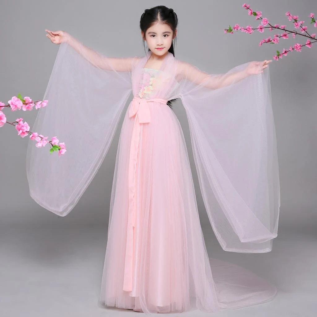 Костюм для девочек в стиле династии Тан|ancient costumes|chinese ancient costumechinese hanfu dress |